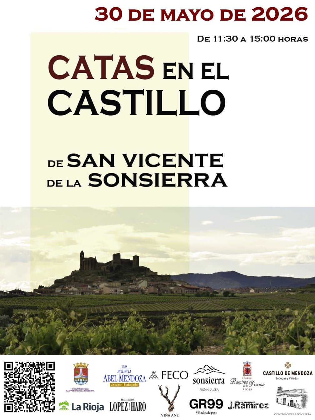 Catas en el Castillo San Vicente de la Sonsierra 30 de mayo 2026