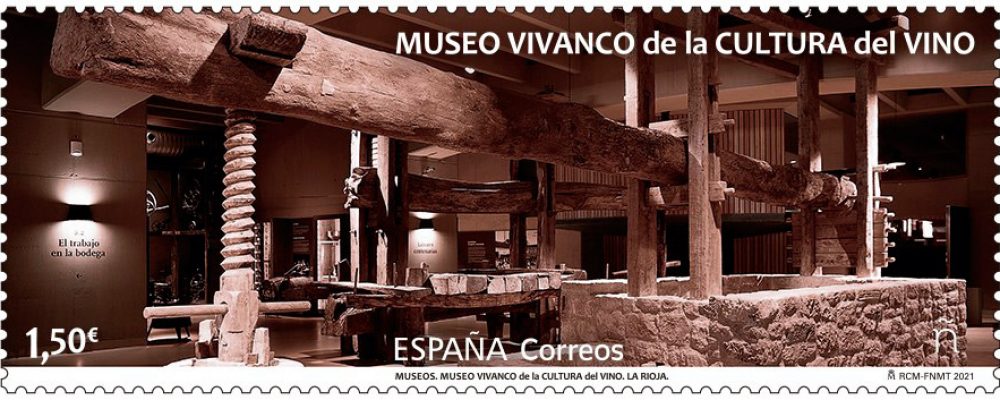 El Museo Vivanco de Briones protagonista de un nuevo sello de Correos