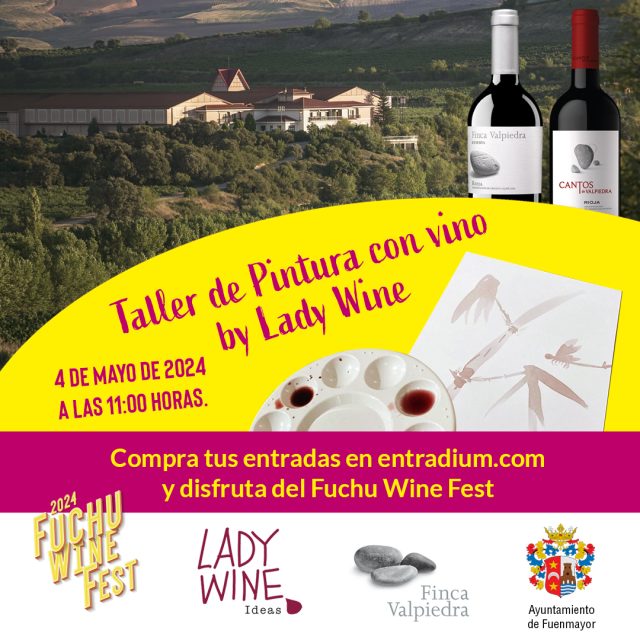 Taller de Pintura con vino by Lady Wine en Finca Valpiedra