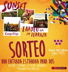 Sorteo de una entrada doble estándar para CAMPO VIEJO SUNSET en la Ruta del Vino Rioja Alta