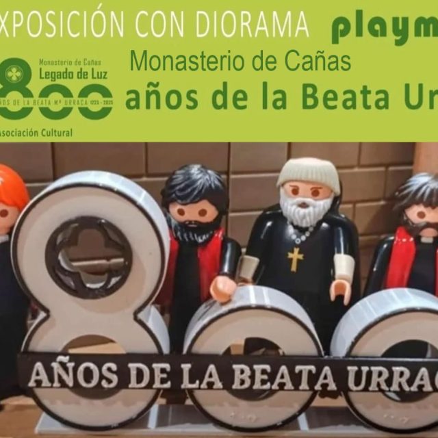 El Monasterio de Cañas afronta Semana Santa con una atractiva exposición de playmóbil