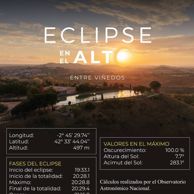 Eclipse en el Alto entre viñedos – Maridaje de Sol, Luna y Tierra