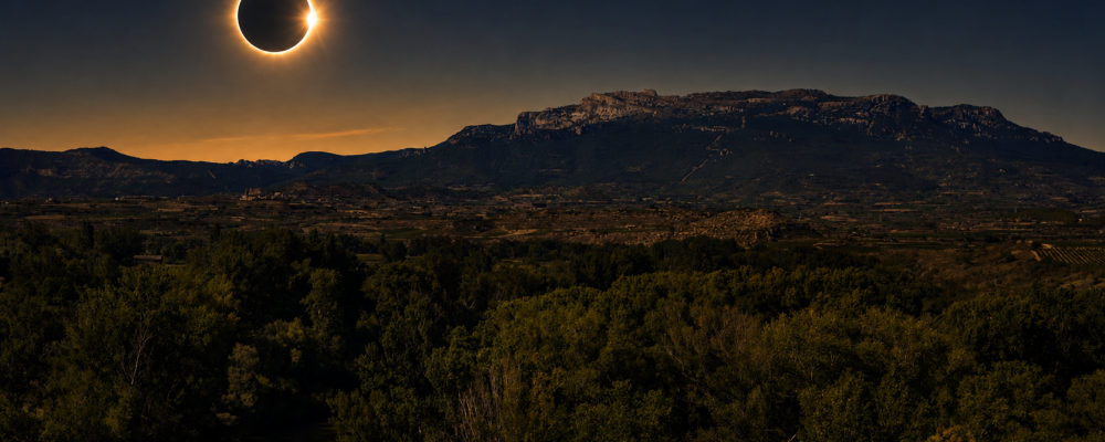 Eclipse total de Sol en Rioja Alta: una cita histórica para vivir entre viñedos